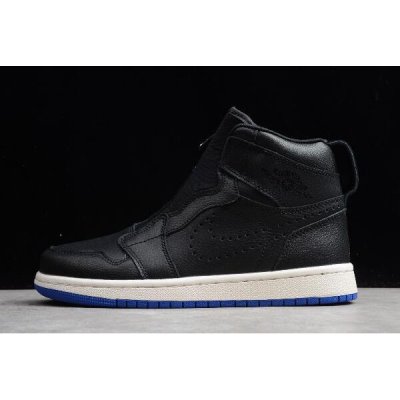 Nike Air Jordan 1 High Zip Siyah / Kraliyet Mavisi Basketbol Ayakkabısı Türkiye - VU8N7H93